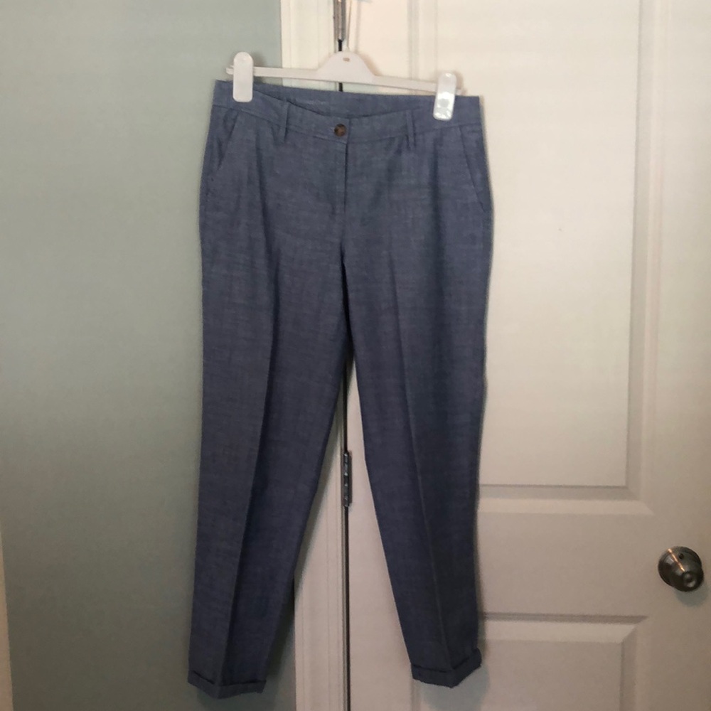Talbots Chambray relaxed chino sz 4